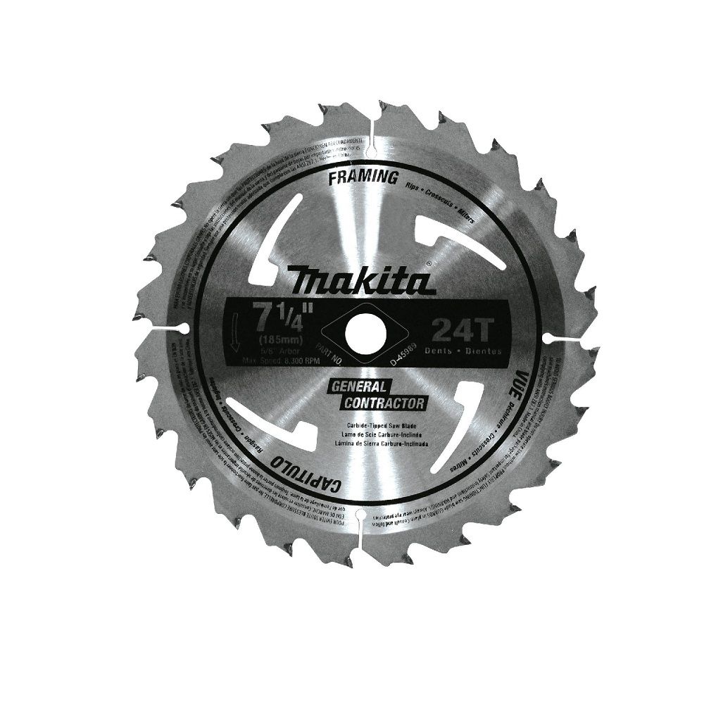 Makita Circular Saw Blade 7-1/4in 24T