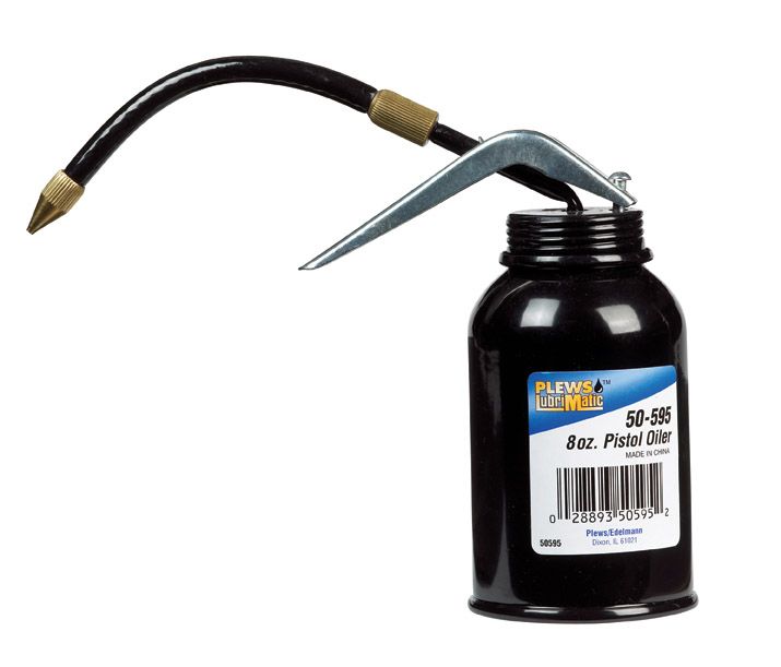 Plews Economy Pistol Oiler 8 Oz Capacity