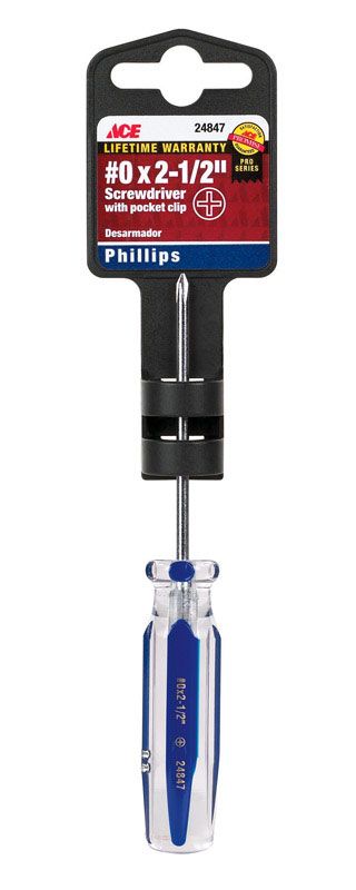 Ace Phillips Screwdriver No. 0 X 2-1/2 in (24847)