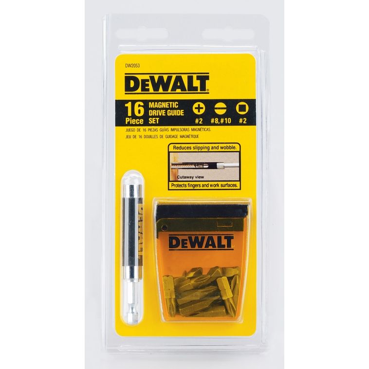 Dewalt Multi Size Drive Guide Set 16pc (2163111)
