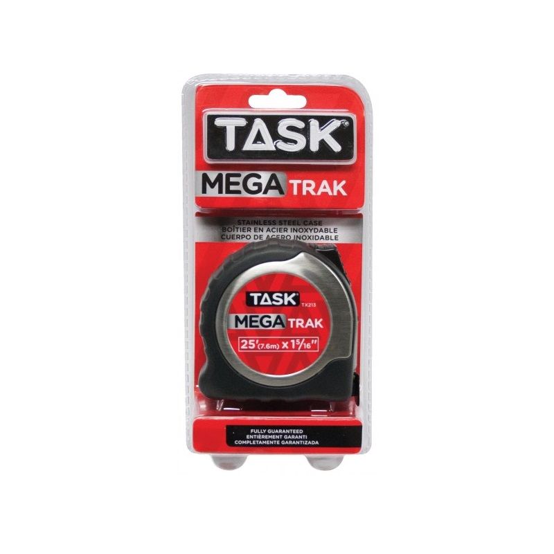 Task Mega Trak Measuring Tape 1-5/16 in. x 25 ft (TX213)