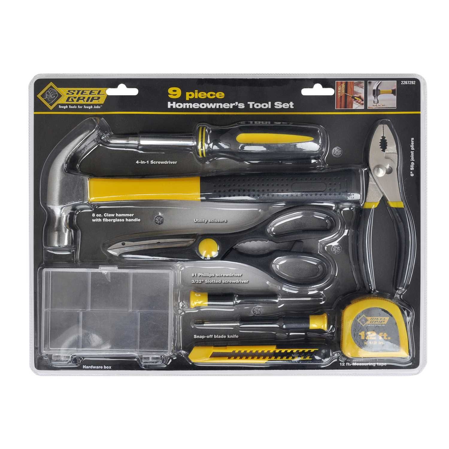 Steel Grip Tool Set 9pc (2267292)