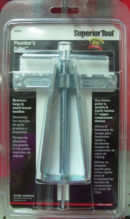 Superior Tool Faucet Handle/Sleeve Puller Kit
