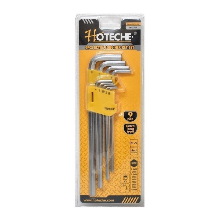 Hoteche Hex Key Set Metric 9pc (260309)