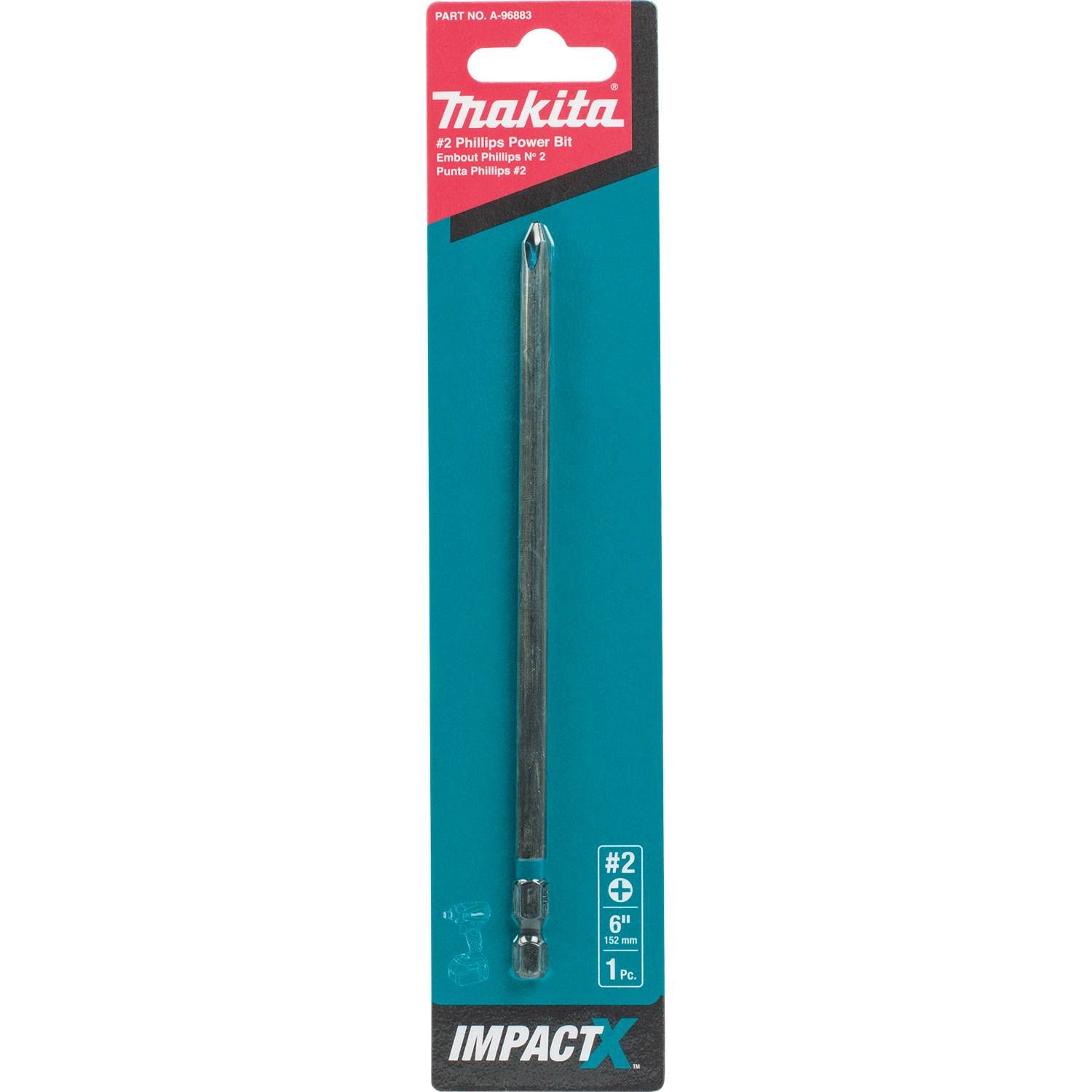 Makita #2 Philiips Bit 6 in. (A-96883)
