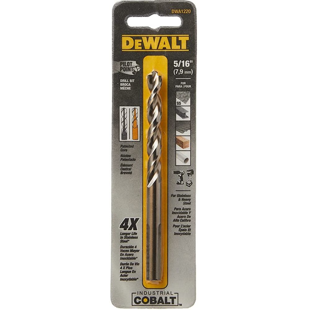 Dewalt Stainless Steel Drill Bit 5/16 in. (DWA1220) (2466217)
