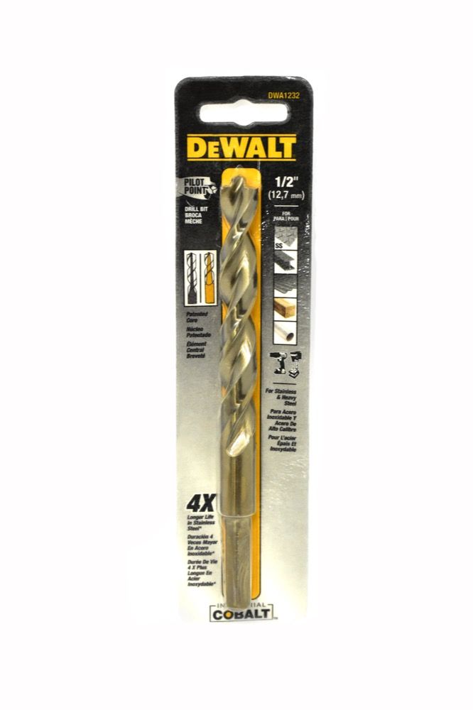 Drill Bit Stainless Steel 1/2in (DW1232)