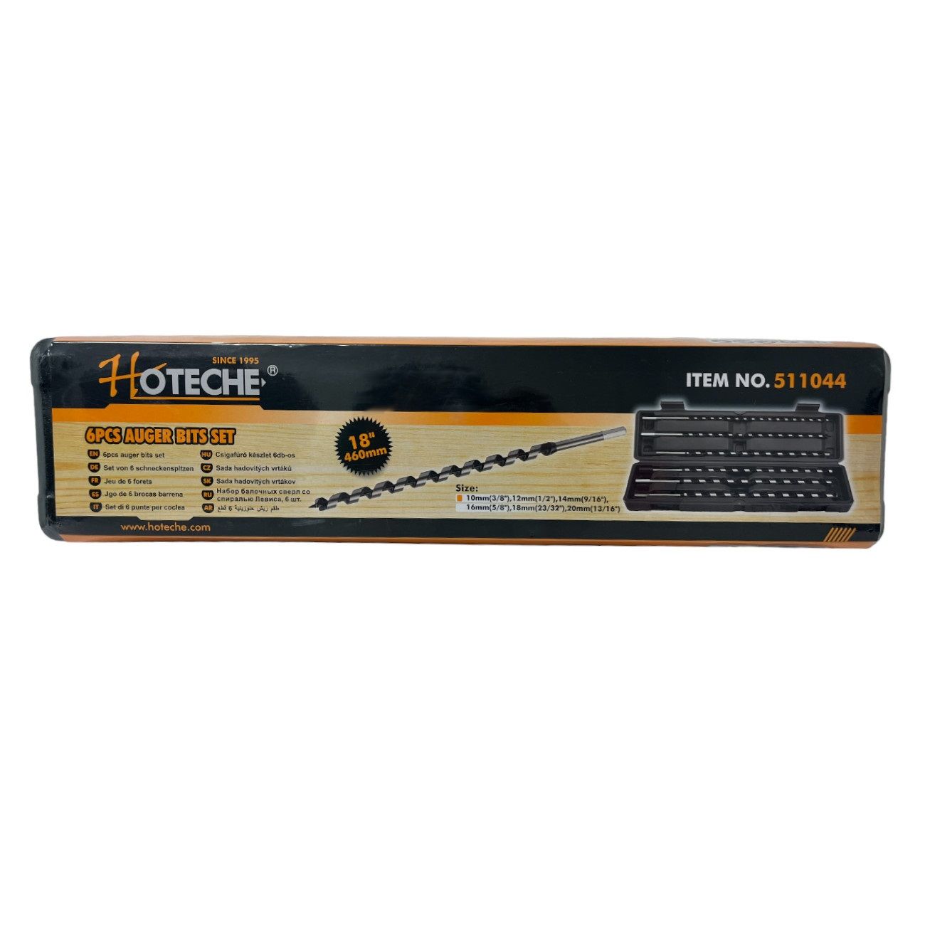 Hoteche Auger Bits Set 6 pcs 460mm (18 in.) (511044)