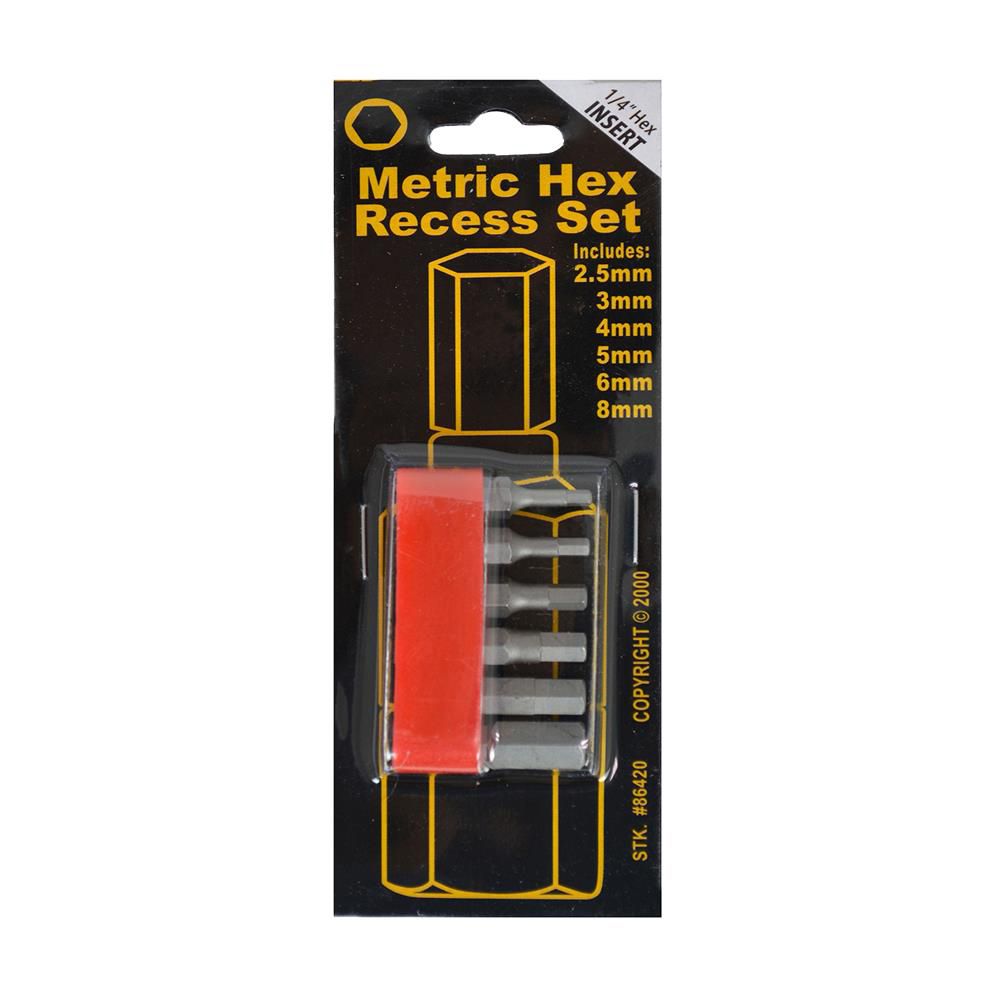 Metric Insert Bit Set 6pc (2106052)