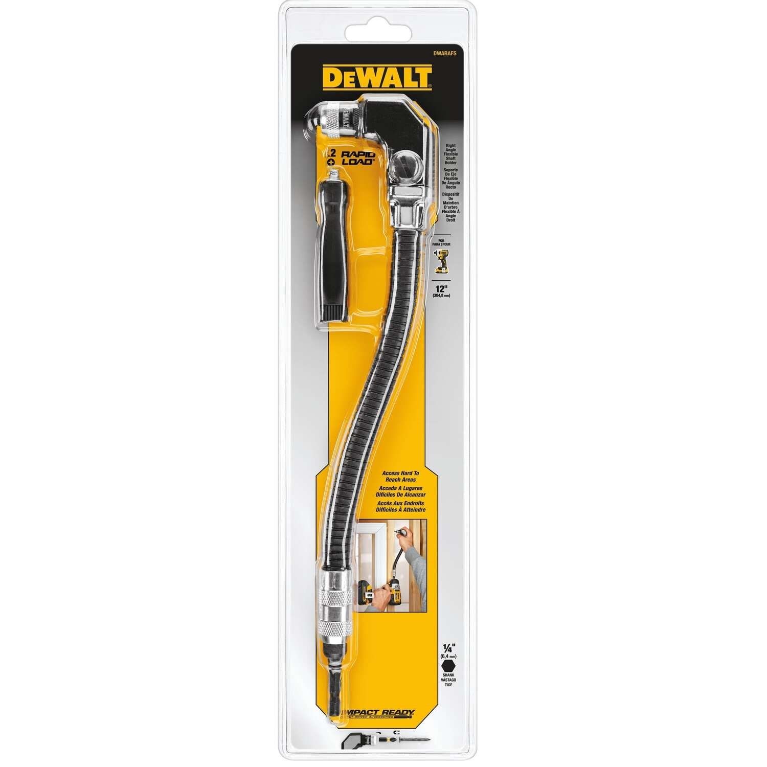 DeWalt Right Angle Flexible Shaft Holder 12 in.  (2466449)