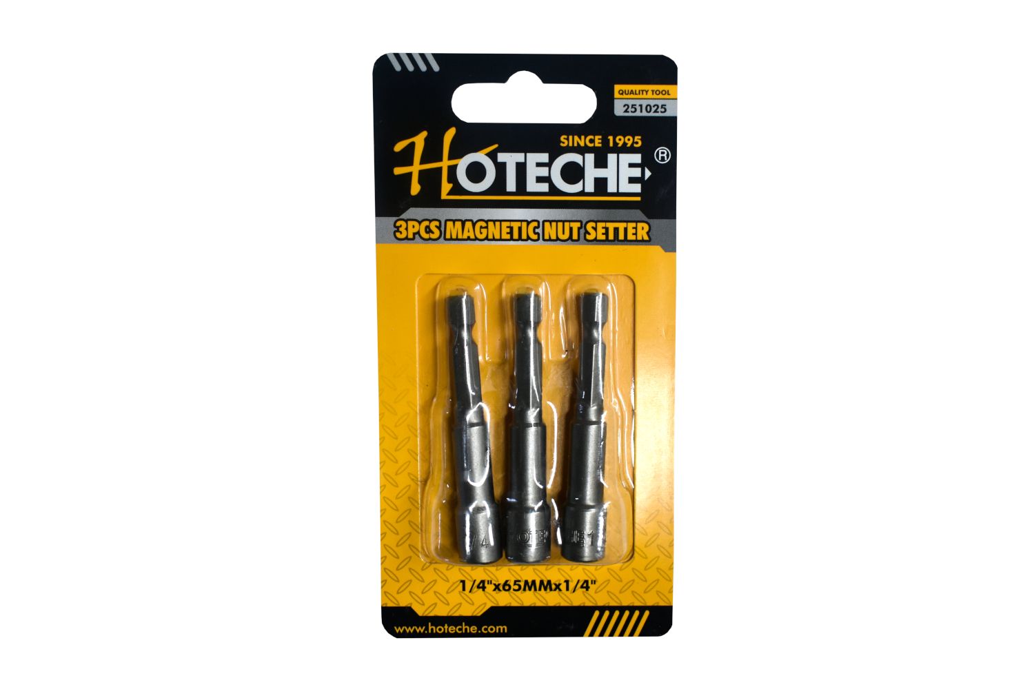 Hoteche Nut Setter Magnetic 1/4" 3pc (251025)