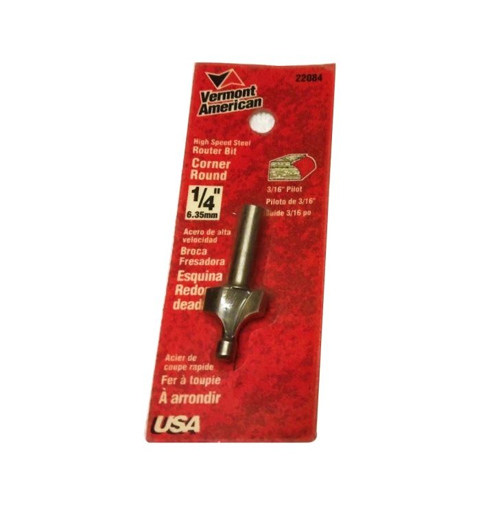 Corner Round and Bead Carbide Router Bit 1/2in (22631)