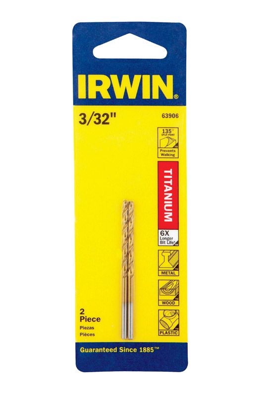 Titanium Drill Bit Set 3/32in 2pc (2362135)