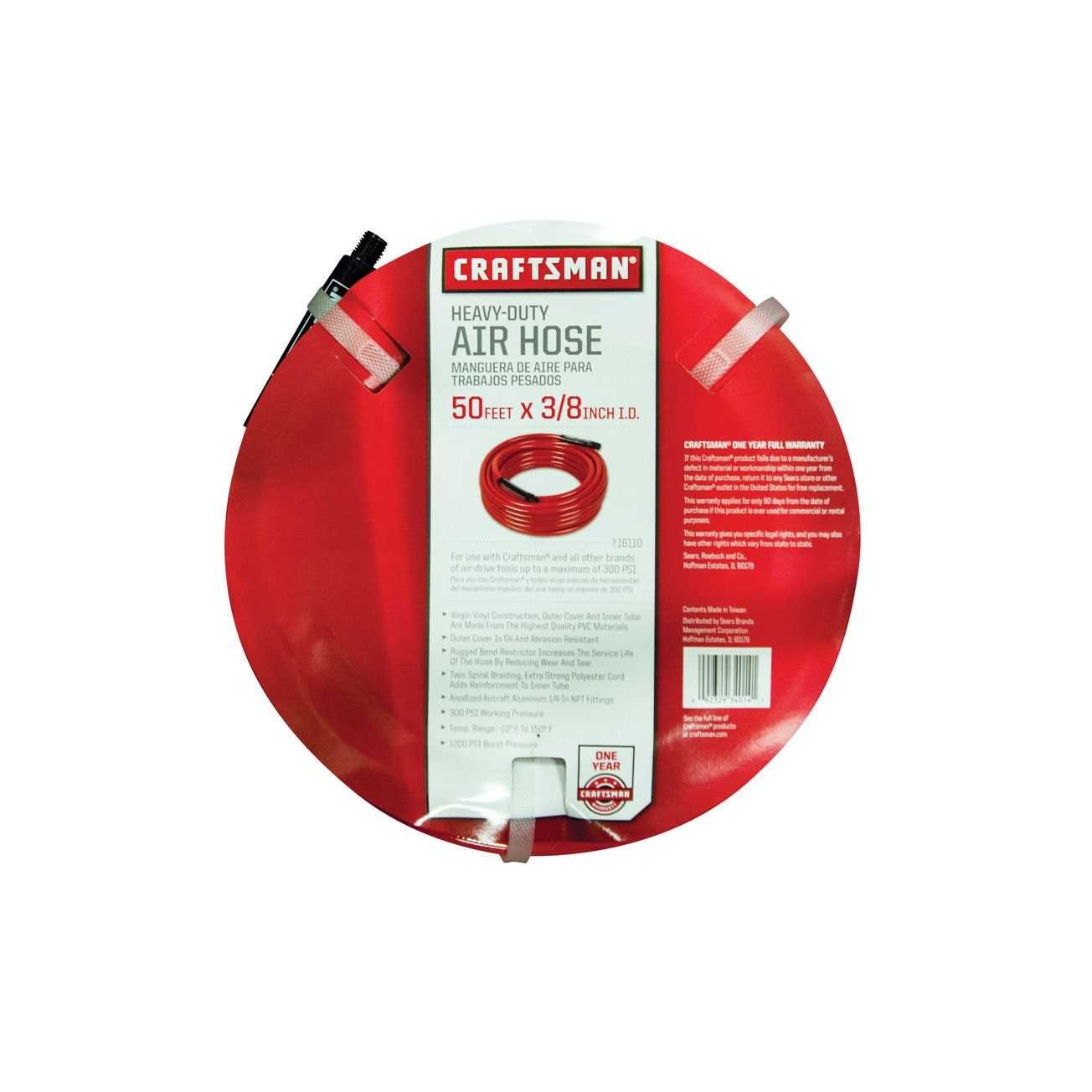 Hose Air PVC 300psi 3/8in x 50ft (1409218)