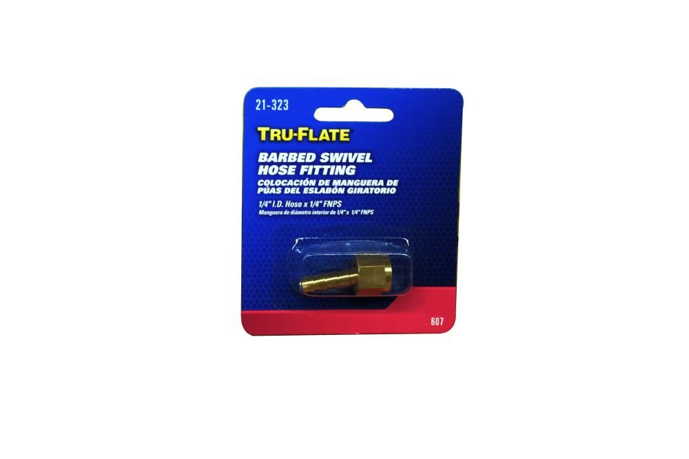 Tru-Flate 1/4in Swivel Air Hose End Fitting FNPS