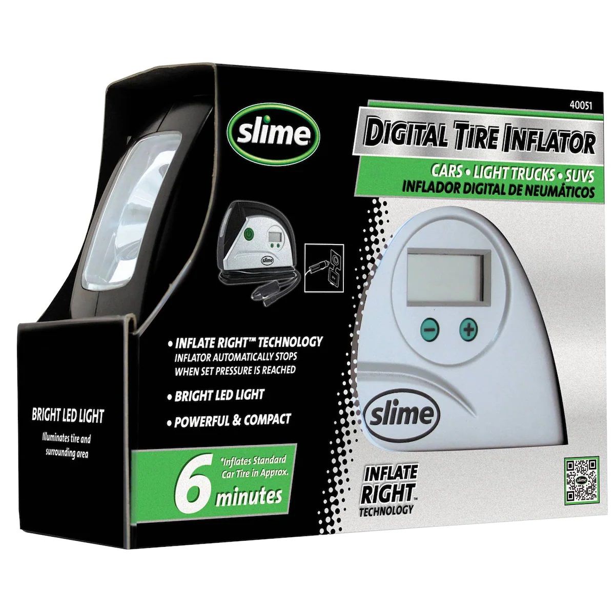 Slime Tire Inflator/Gauge 12 Volt (40088)