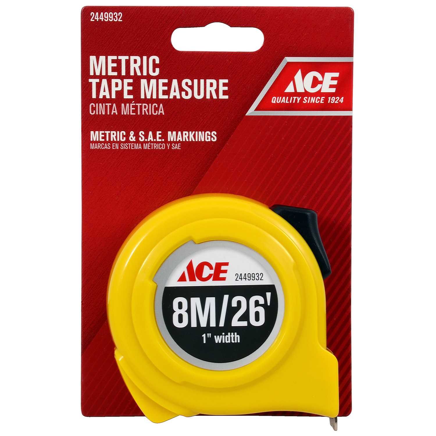 Metric Tape Measure 26ft (2449932)