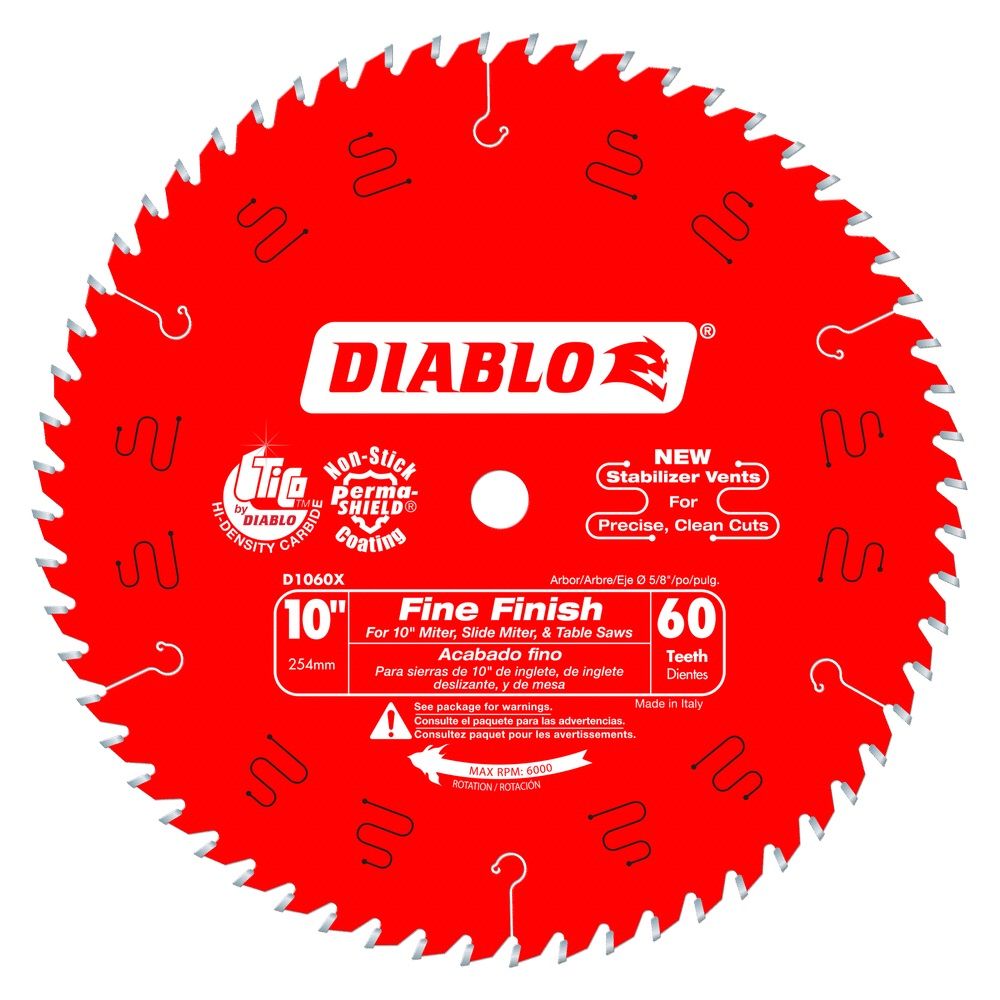Diablo Circular Saw Blade 10in. 60 teeth (2131514)