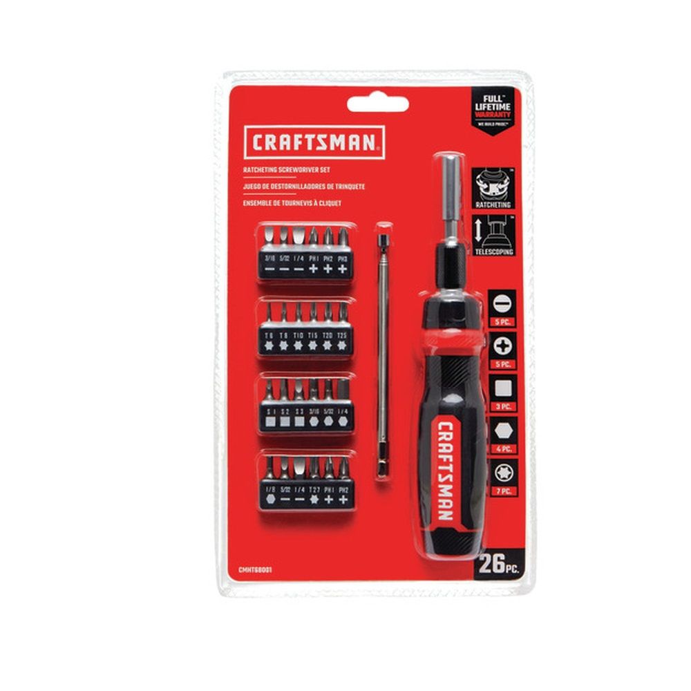 Craftsman Magnetic Ratchet Screwdriver (47144)