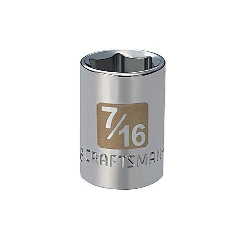 Craftsman Socket 7/16in 1/4Drive 6pt