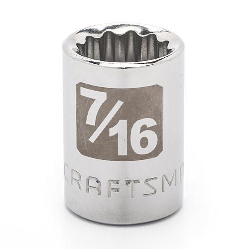 Craftsman Socket 7/16in 3/8Drive 12pt