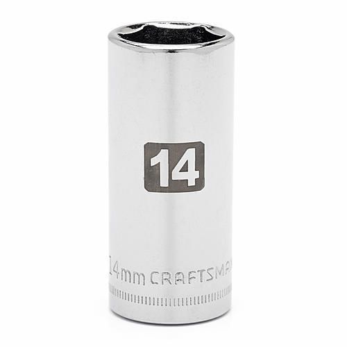 Craftsman Socket Deep 14mm 1/4Drive 6pt