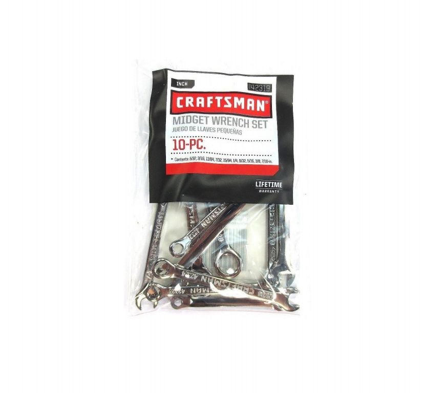 Craftsman Midget Wrench Set Metric 10pc