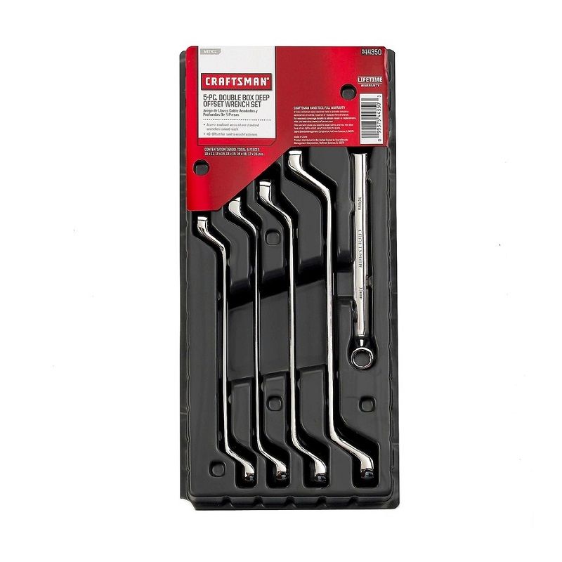 Craftsman Offset Wrench Set Metric 5pc (2299949)
