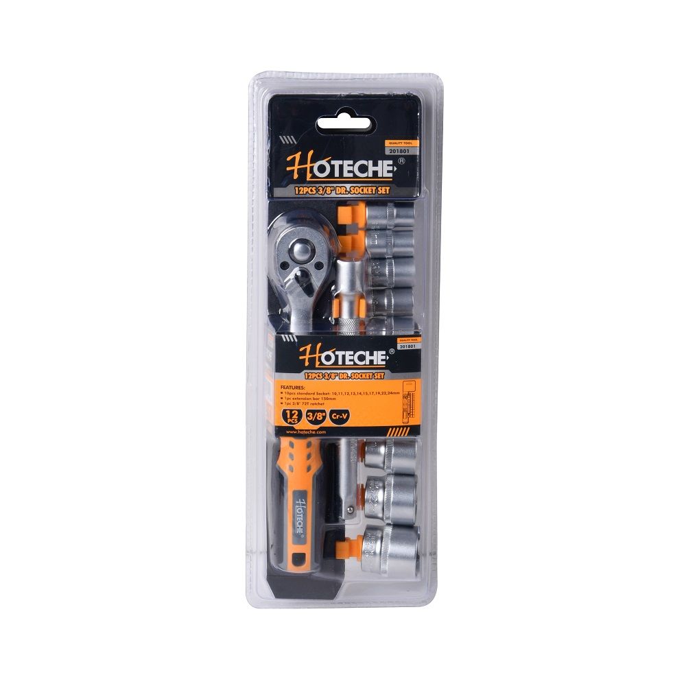 Hoteche Socket Set 3/8 Drive 12pc (201801)