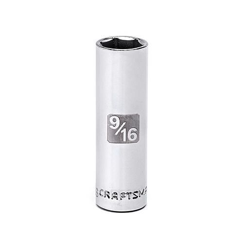 Craftsman Socket Deep 9/16in 3/8Drive 6pt