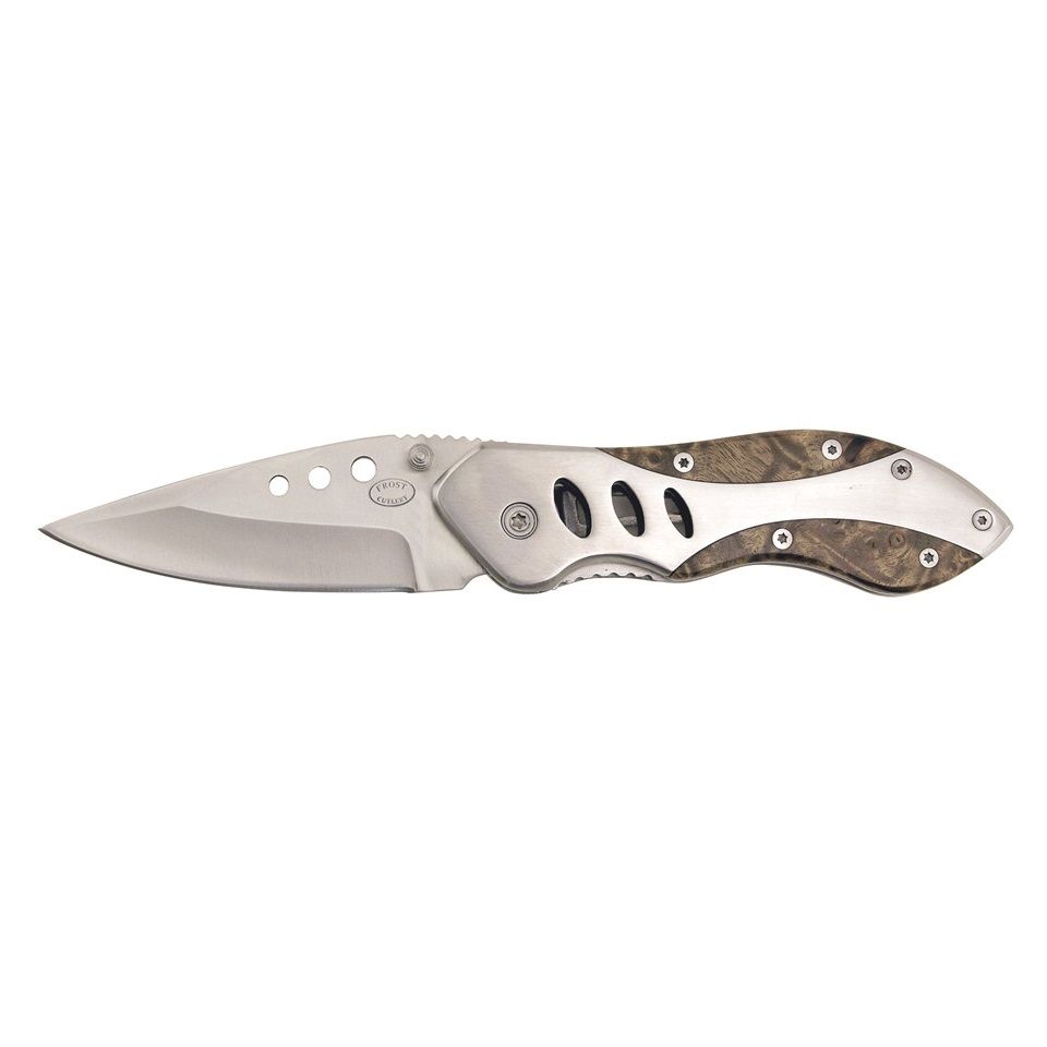 Frost Cutlery Night Silence Pocket Knife Brown/Silver (8208837D)
