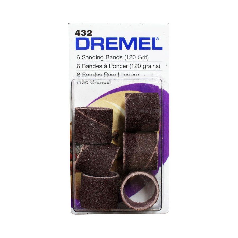 Sanding Bands 1/2in 120g 6pk (25591)
