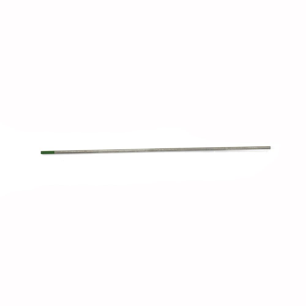 Electrode Pure Tungsten Aluminium Green 7in x 1/8in