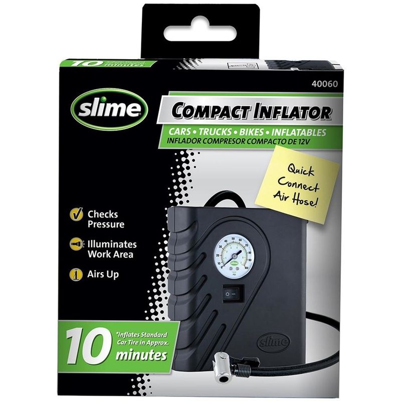 Slime Compact Inflator 12V 100PSI (40060)
