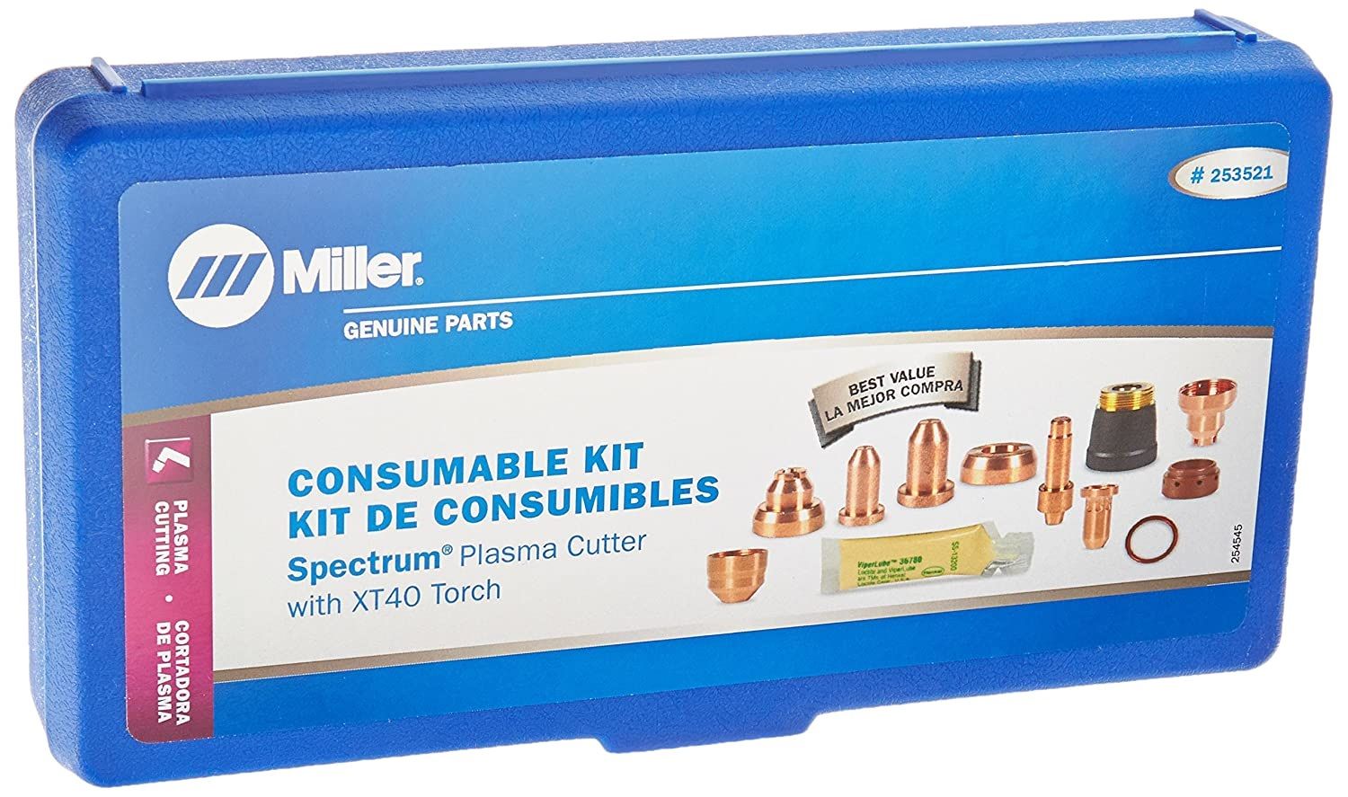 Miller XT40 Plasma Consumable Kit Deluxe (253521)
