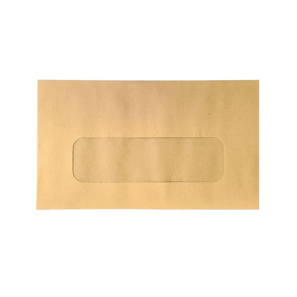 Envelope with Window 3in x 6in Manilla