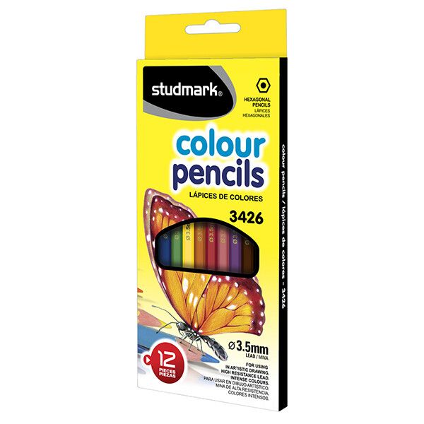 Studmark Coloured Pencils 12pc (ST-03426)