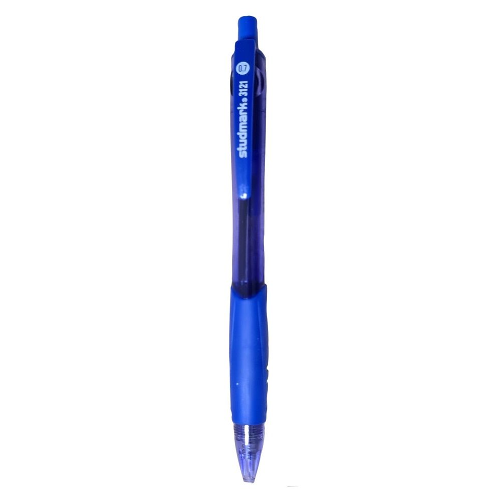 Studmark Retractable Pen Medium Blue 0.7mm (3121-C)