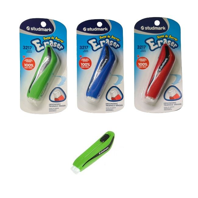 Studmark Retractable Eraser Assorted Colours  (ST-03217)