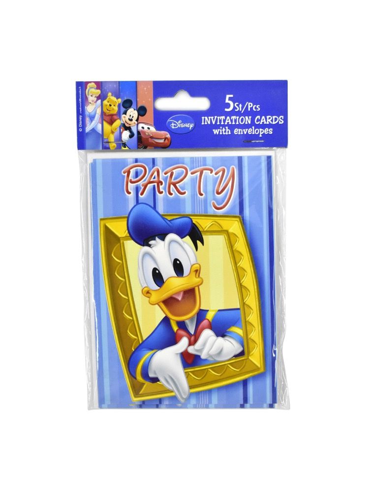 Disney Invitations 5pc