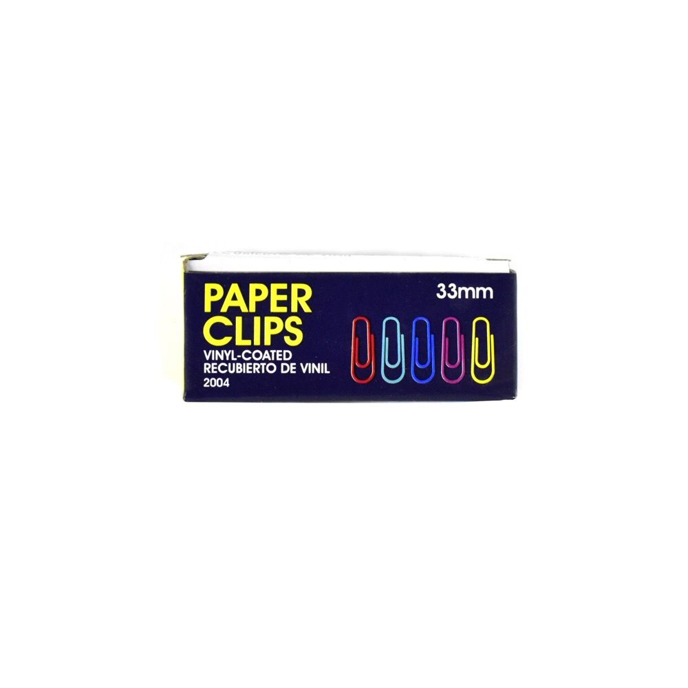 Studmark Paper Clips Coated 33mm 100pk