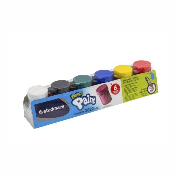 Studmark 6 Colour Acrylic Paints (ST-03830)