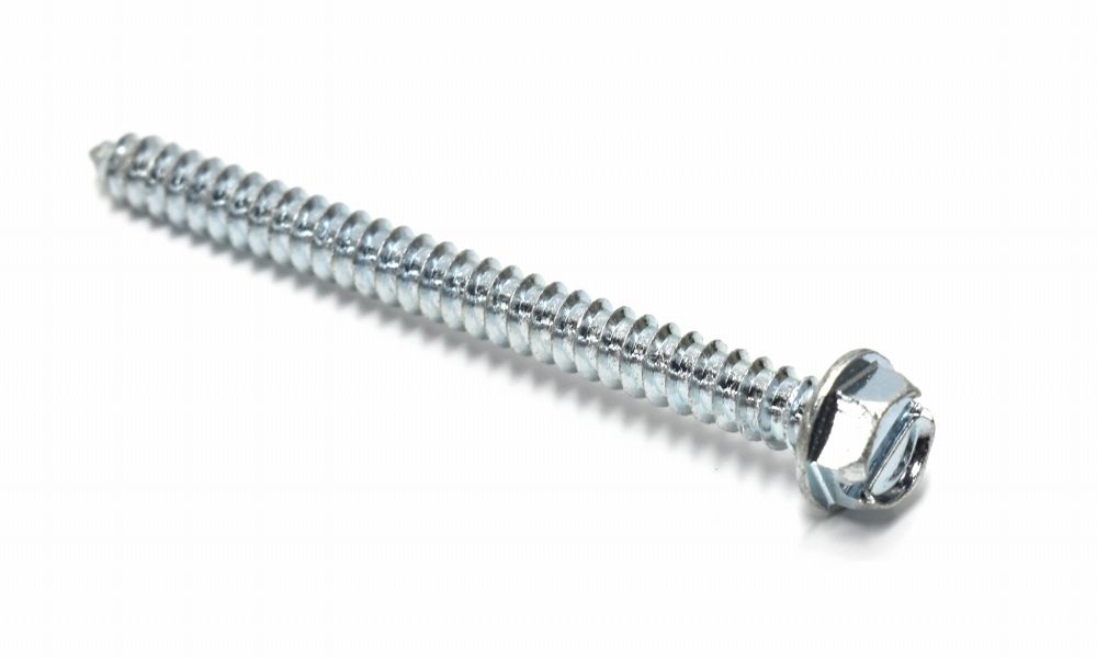 Screw Sheet Metal Hex Galvanized 14 x 2in