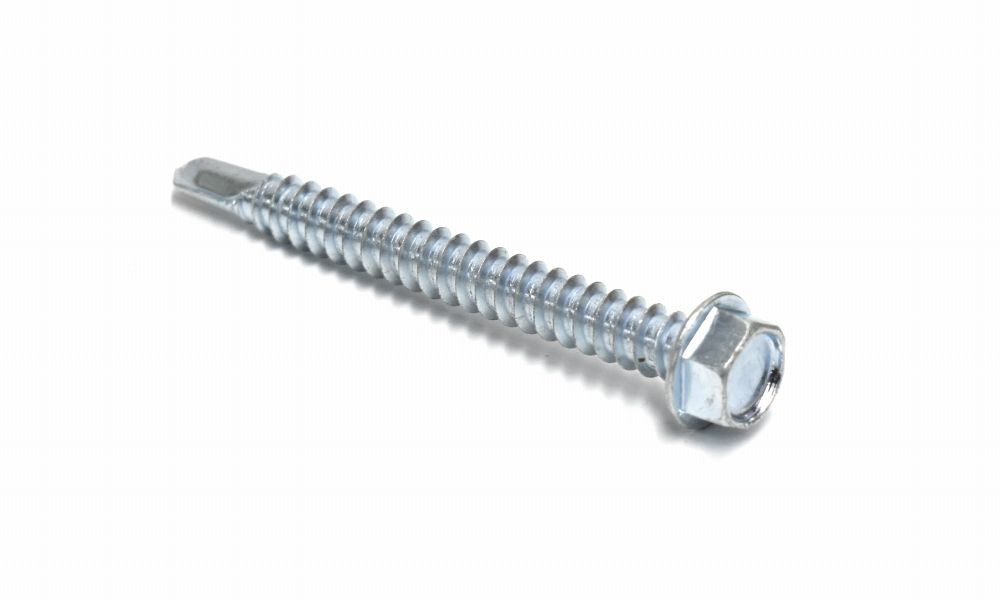 Screw Self Drill Hex Galvanized 10-16 x 2in