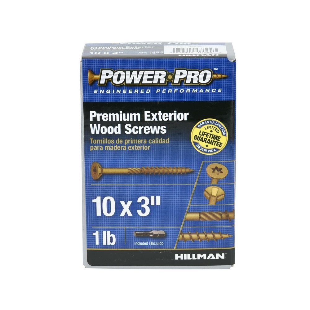 Exterior Wood Screw 10 x 3in (66pcs)