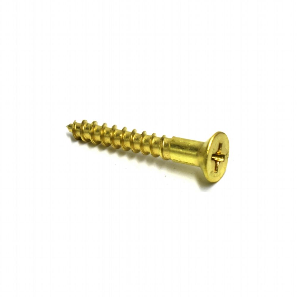 Screw Brass 7 x 1-1/4in