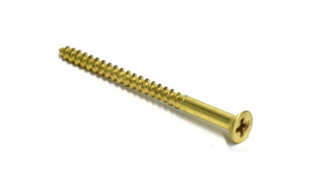 Screw Brass 8 x 2-1/2in