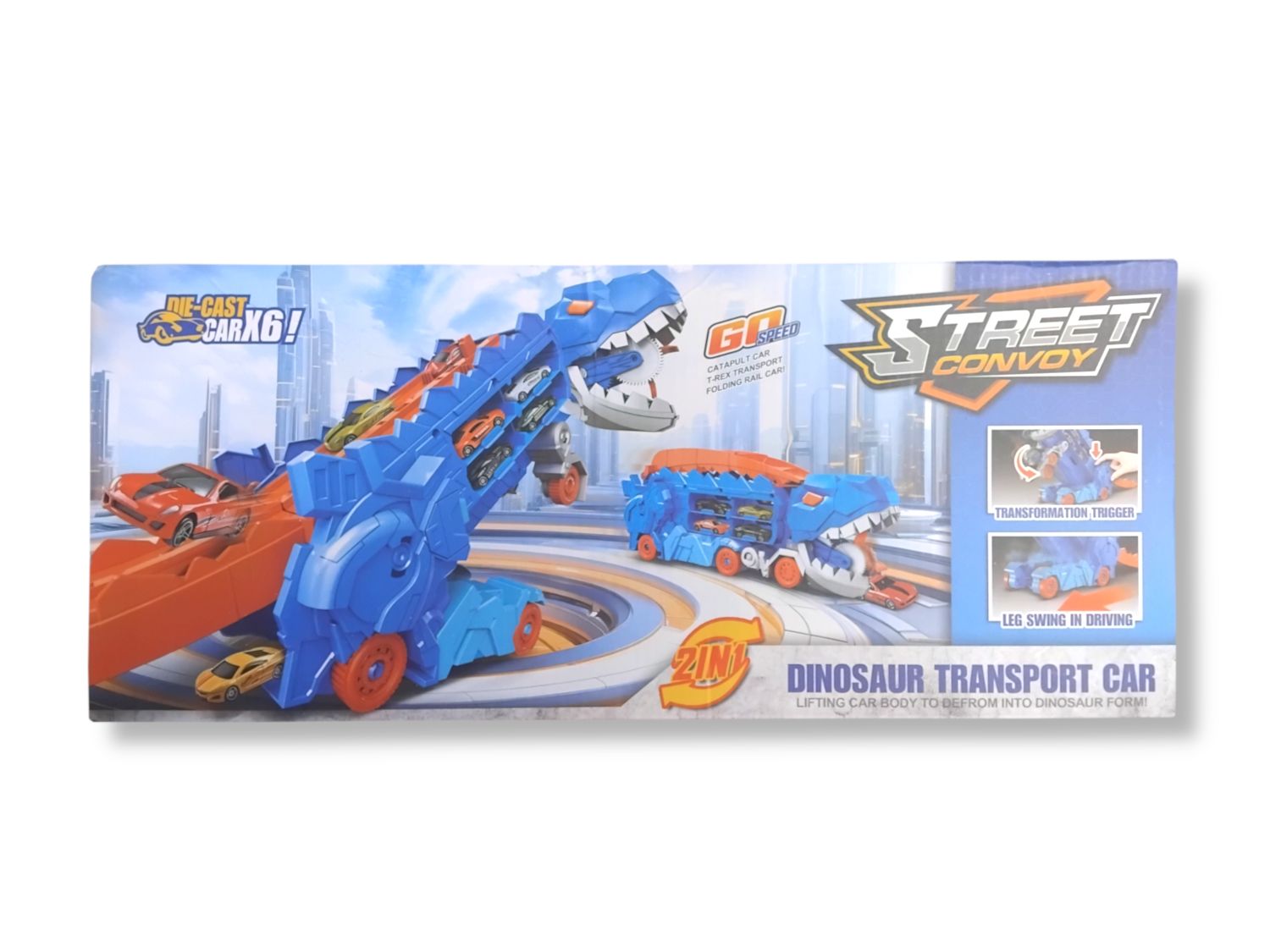 Dino Cars Transport Truck