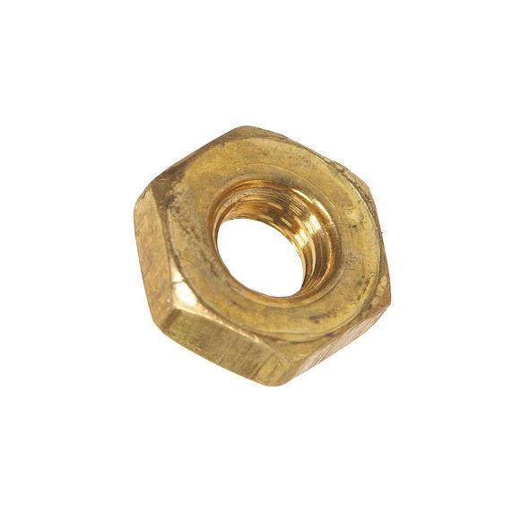 Nut Brass Machine Screw 6/32in