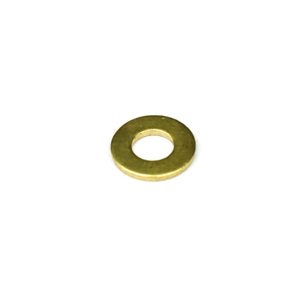 Flat Washer Brass 1/4 No. 14